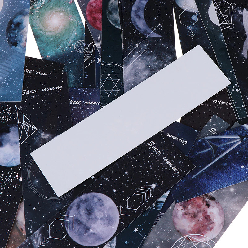 30pcs Bookmark Paper Roaming Space Collection Image 3